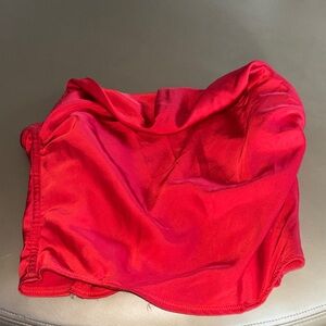 Cotton Candy Red Bandeau Top